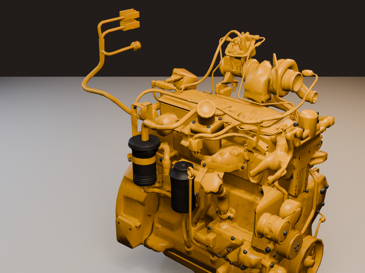 Option 1 clean factory full engine render