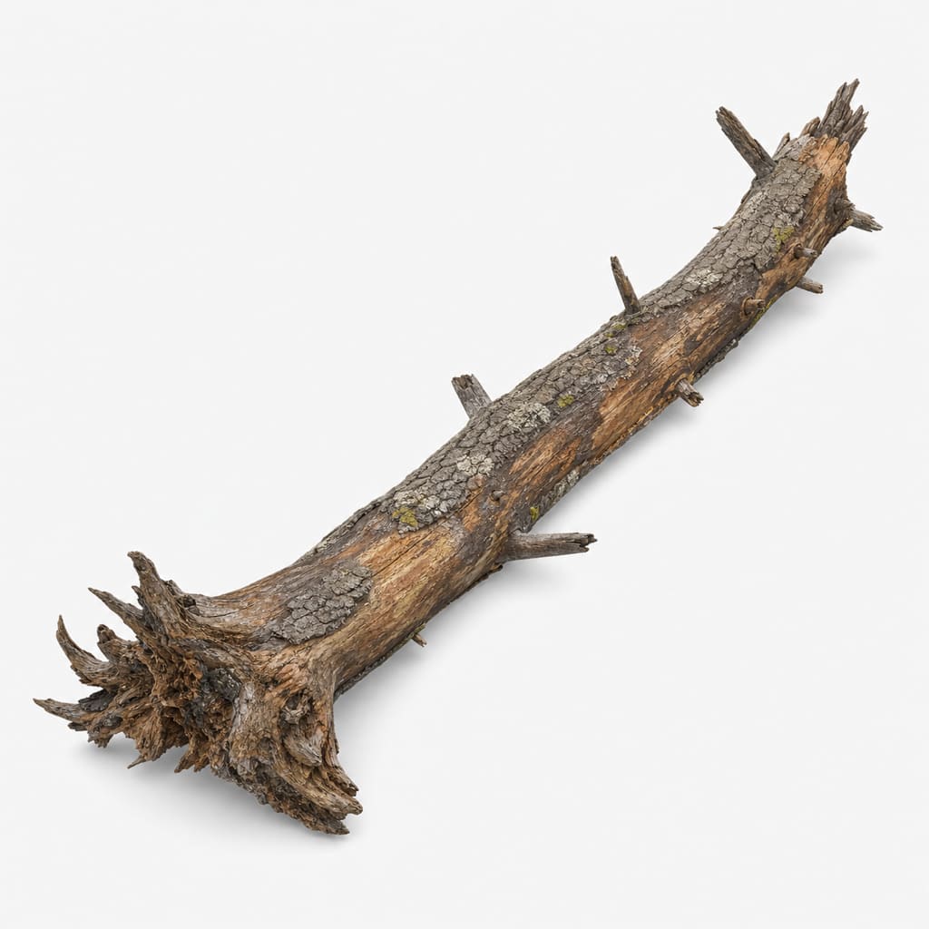Fallen pine deadwood source
