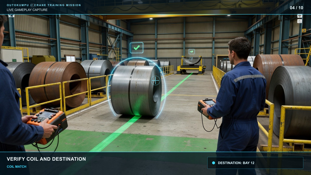 Storyboard frame 04: Verify Coil And Destination